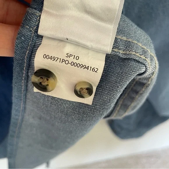 Women's Denim KMJ Shirt Quarantina Style Large - Picture 11 of 16